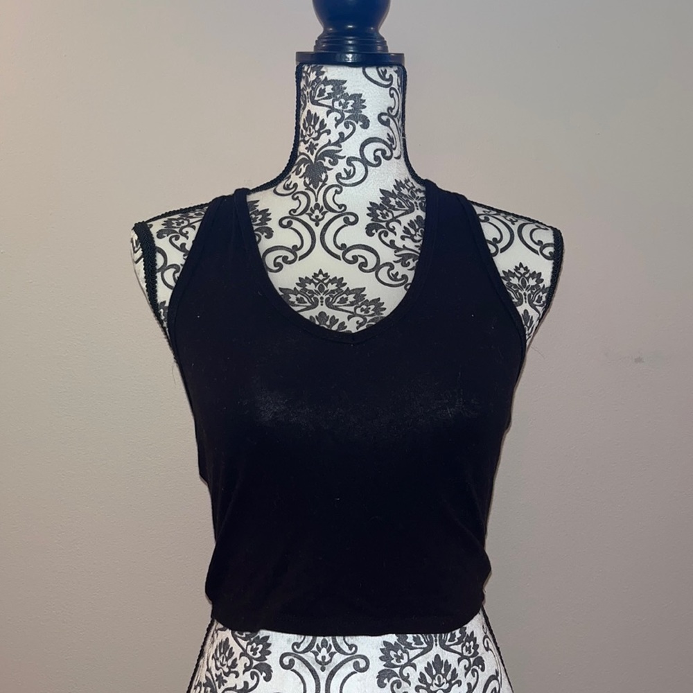 Black halter top